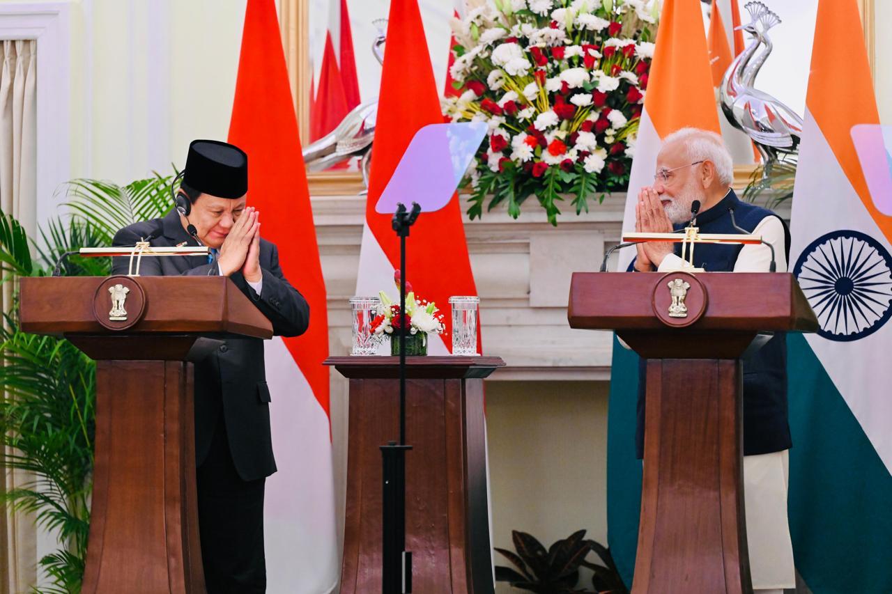 Dampingi Pertemuan Presiden Prabowo Subianto dengan PM India, Menko Airlangga Dorong Komitmen Hubungan Bilateral dan Kemitraan Strategis Komprehensif. (Foto : ekon.go.id)