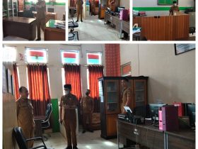 Tampak sekda dr. Jusnan saat melakukan Sidak di Bagian Barjas dan Ekonomi. Doc. Jefri Rison Republish.id)