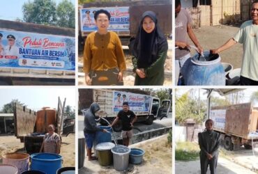 Palma Group salurkan lebih dari 100 ribu liter air bersih gratis dalam 14 hari untuk membantu Warga terdampak kemarau.(Kolase foto dok. Palma Group)