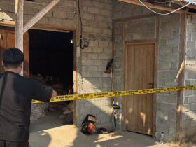 Lokasi pengolahan tambang ilegal di Kabupaten Bone Bolango. (Foto: Dok. Polri)