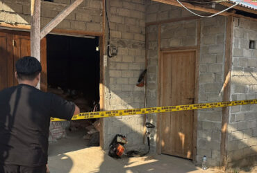 Lokasi pengolahan tambang ilegal di Kabupaten Bone Bolango. (Foto: Dok. Polri)